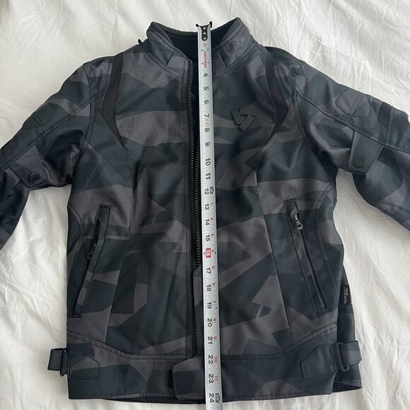 Rev'It Flare 2 Ladies Textile Motorcycle Jacket Camo/Black Gray 36 - Picture 6 of 12